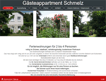 Tablet Screenshot of ferienwohnung-schmelz.de